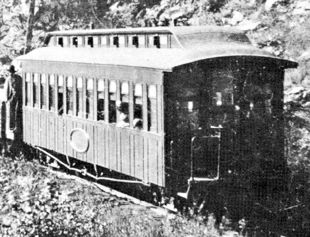 CC coach #1 or #2 in Clear Creek Canyon c. 1875