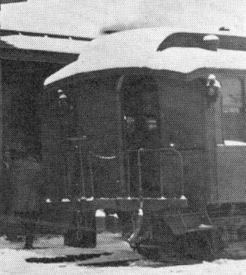 Coach #18, 19, 20 or 21 at Leadville, about 1915