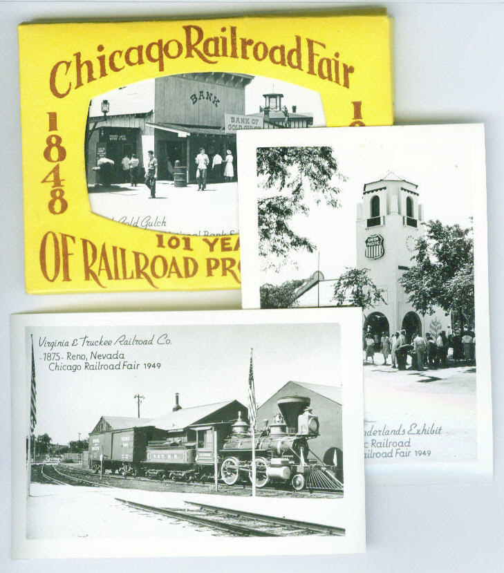 1949 CHICAGO RAILROAD FAIR Official Guidebook & Program~ RR