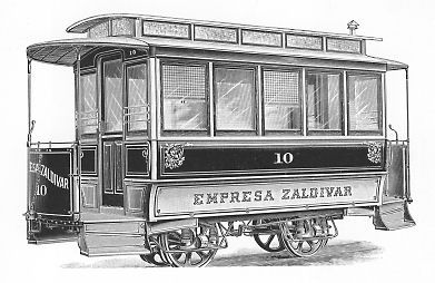 Horse car by Laclede 1901 for Tampica, Mexico