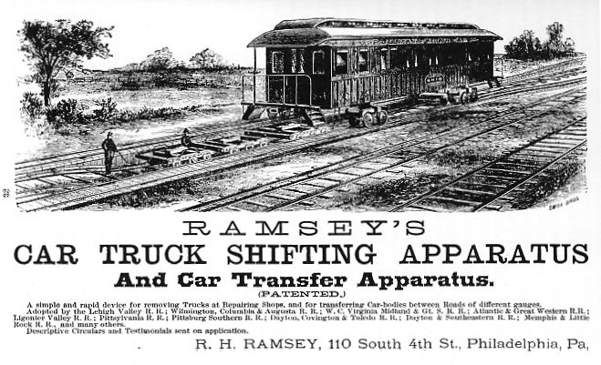 Advertisement for Ramsey's Car Truck Shifting Apparatus