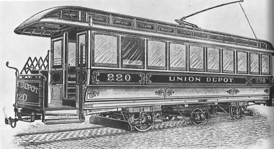 St. Louis Car Co. 3-axle car 1893