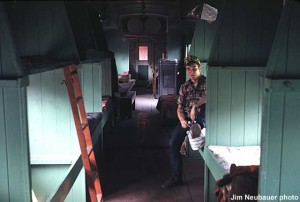 #1094's bunkroom interior, May 1969. Jim Neubauer photo