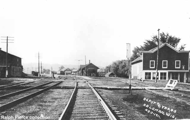 Ableman, Wisconsin depot and yards