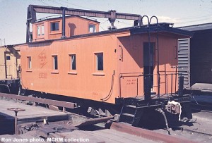 MILW #01524 at Madison, WI in C&NW Yard after restoration by museum members.  May 20, 1962.  Ron Jones photo, MCRM collection.