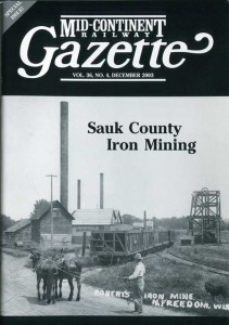 Sauk County Iron Mining Gazette cover