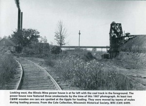 historic photo of iron mine