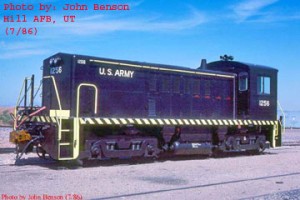 #1256 at Hill Air Forrce Base, July 1986, just after rebuild. John Benson photo.